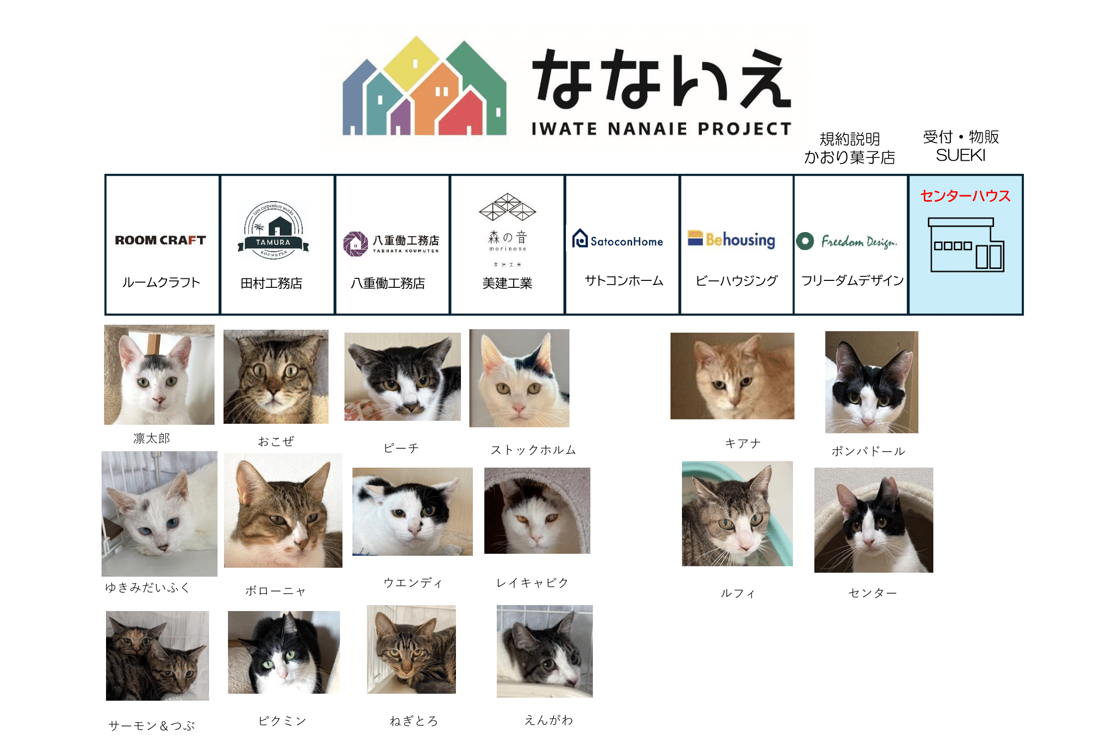 9月7日(日) 「もりねこ譲渡会 in IWATEなないえタウン」開催し